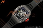 Richard Mille - RM35-02 Custom Made Black NTPT MOD Case FC/RU Blk/Blk Skeleton VAF RMAL1 Free Sprung