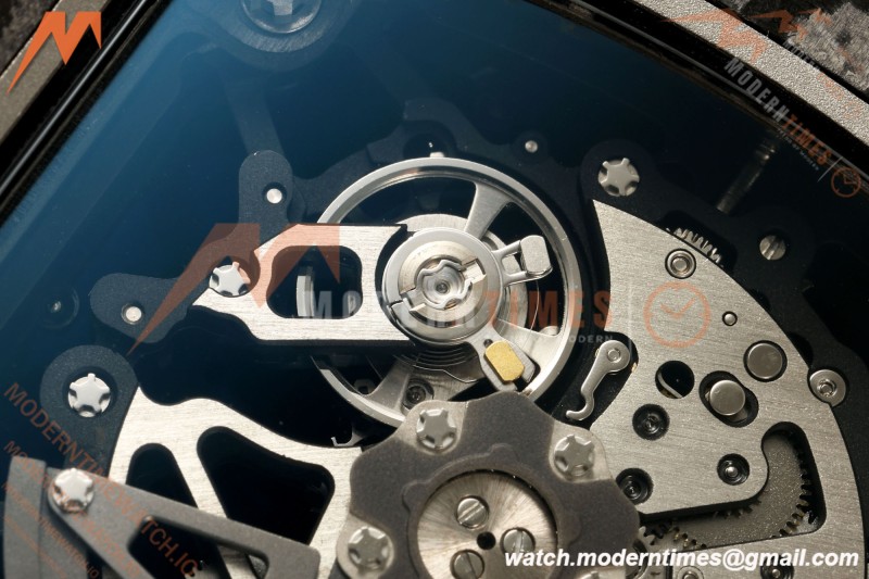 Richard Mille - RM35-02 Custom Made Black NTPT MOD Case FC/RU Blk/Blk Skeleton VAF RMAL1 Free Sprung