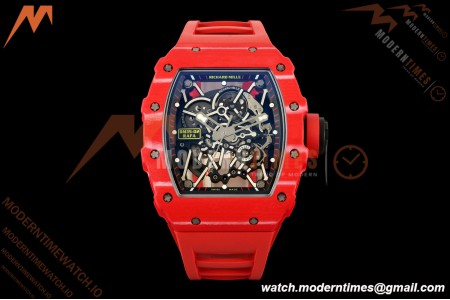 Richard Mille - RM35-02 Rafael Nadal Red/Red NTPT Skeleton Dial APSF RMAL1