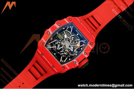 Richard Mille - RM35-02 Rafael Nadal Red/Red NTPT Skeleton Dial APSF RMAL1