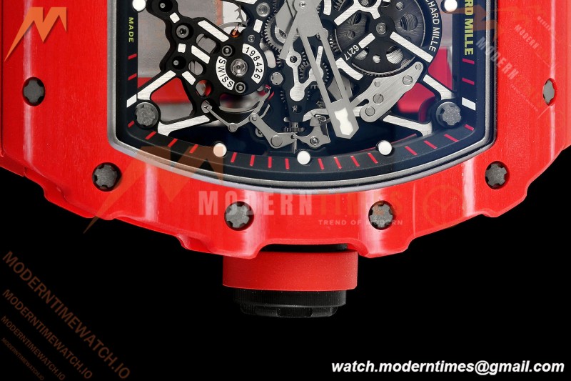 Richard Mille - RM35-02 Rafael Nadal Red/Red NTPT Skeleton Dial APSF RMAL1