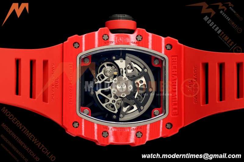 Richard Mille - RM35-02 Rafael Nadal Red/Red NTPT Skeleton Dial APSF RMAL1