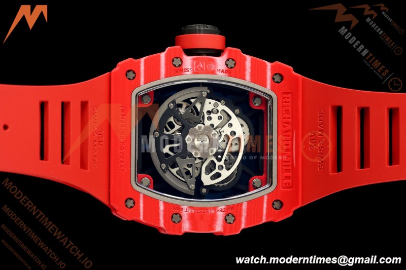 Richard Mille - RM35-02 Rafael Nadal Red/Red NTPT Skeleton Dial APSF RMAL1