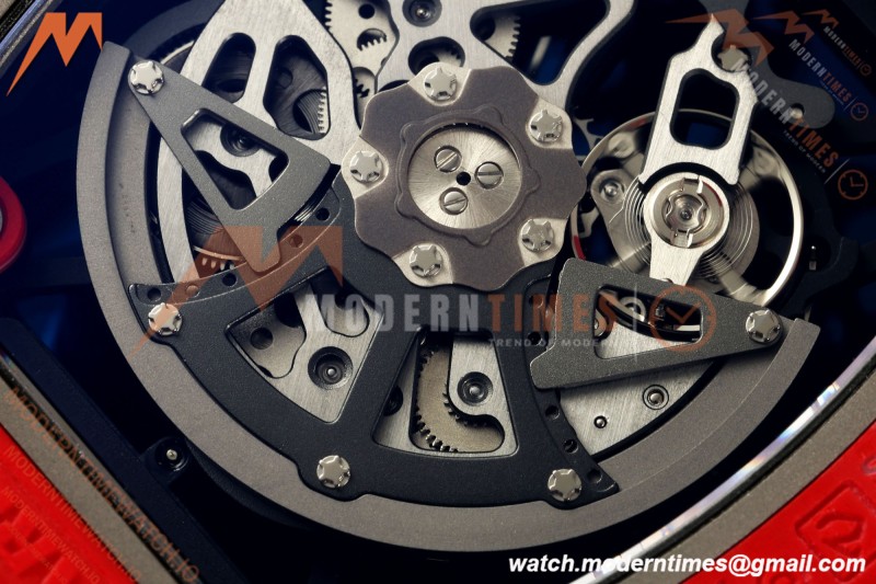 Richard Mille - RM35-02 Rafael Nadal Red/Red NTPT Skeleton Dial APSF V2 RMAL1 Free Sprung