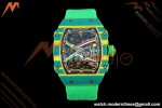 Richard Mille - RM67-02 Wayde van Niekerk South Africa Edition Green NTPT Blk/Red/Blu Skeleton AVF CRMA7 | Richard Mille - RM67-02 Wayde van Niekerk 남아프리카 에디션 그린 NTPT Blk/Red/Blu 스켈레톤 AVF CRMA7