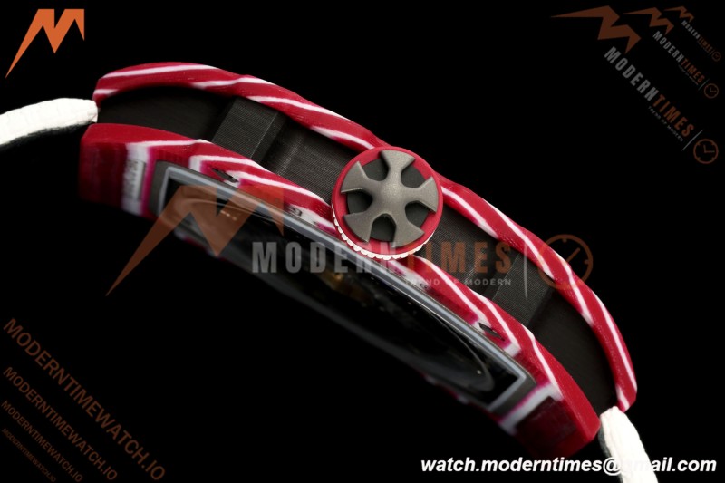 Richard Mille - RM67-02 Mutaz Essa Barshim Qatar Edition Red NTPT Blk/Red Skeleton AVF CRMA7