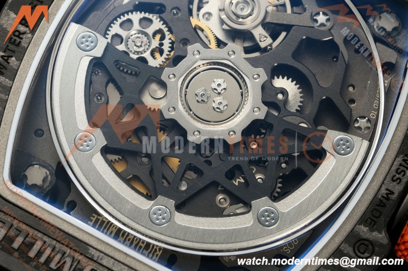 Richard Mille - RM67-02 Lando Norris McLaren Edition Black NTPT Blk/Orn Skeleton AVF CRMA7