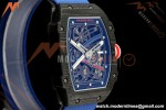 Richard Mille - RM67-02 Sebastien Ogier France Edition Black NTPT Blk/Wht Skeleton AVF CRMA7 | 리차드 밀 - RM67-02 세바스티앙 오지에 프랑스 에디션 블랙 NTPT 블랙/화이트 스켈레톤 AVF CRMA7