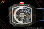 Richard Mille - RM67-02 Sebastien Ogier France Edition Black NTPT Blk/Wht Skeleton AVF CRMA7 | 리차드 밀 - RM67-02 세바스티앙 오지에 프랑스 에디션 블랙 NTPT 블랙/화이트 스켈레톤 AVF CRMA7