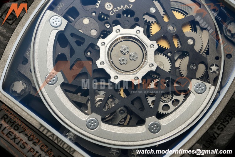 Richard Mille - RM67-02 Sebastien Ogier France Edition Black NTPT Blk/Wht Skeleton AVF CRMA7 | 리차드 밀 - RM67-02 세바스티앙 오지에 프랑스 에디션 블랙 NTPT 블랙/화이트 스켈레톤 AVF CRMA7
