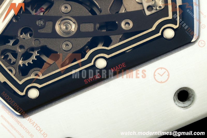 Richard Mille - RM67-02 Alexis Pinturault France Edition White NTPT Blk/Wht Skeleton AVF CRMA7