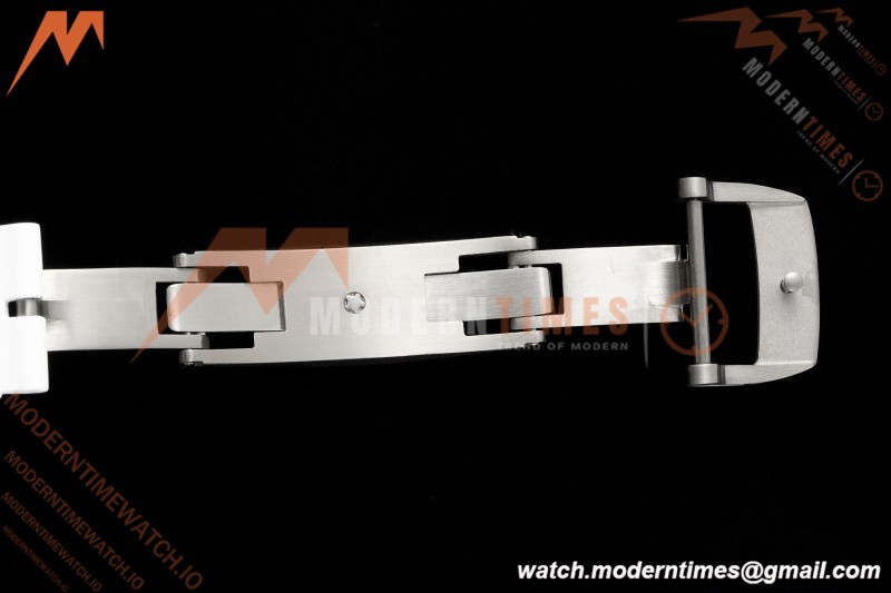 Richard Mille - RM055 Bubba Watson White CER/RU Blk/Wht Rehaut Skeleton Brushed Ribs RF RMUL2