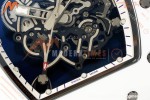 Richard Mille - RM055 Bubba Watson White CER/RU Blk/Wht Rehaut Skeleton Brushed Ribs RF RMUL2