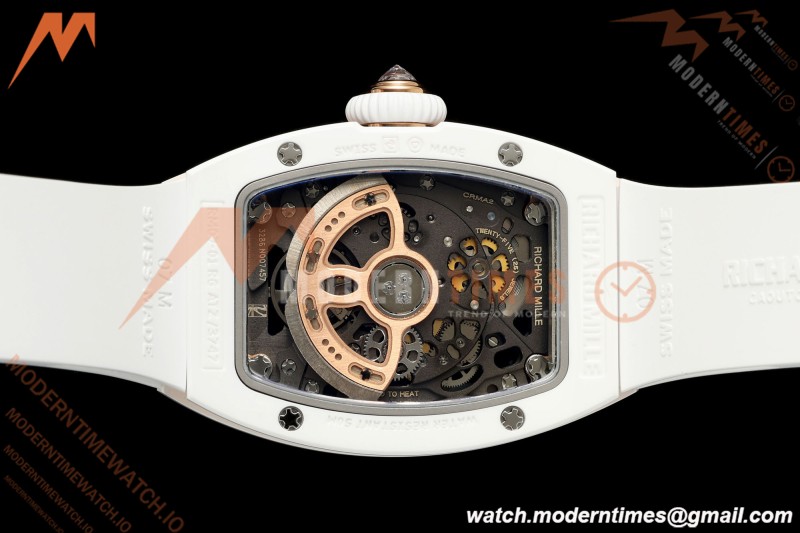 Richard Mille - RM07-01 White Ceramic CER/DIA/RU Red Onyx ZF Asian CRMA2
