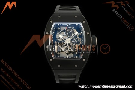 Richard Mille - RM055 Bubba Watson Asia Edition Black CER/RU Blk/Silv Rehaut Skeleton APSF RMUL2