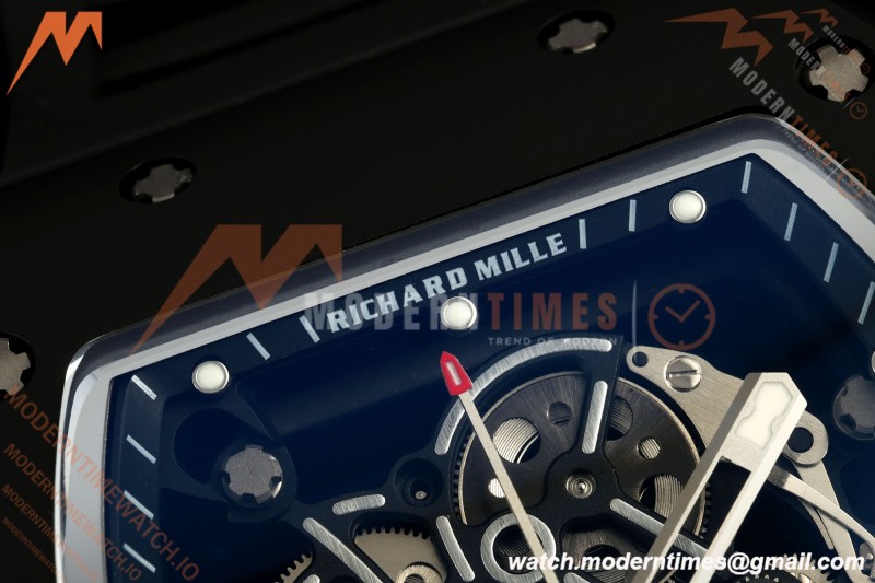 Richard Mille - RM055 Bubba Watson Asia Edition Black CER/RU Blk/Silv Rehaut Skeleton APSF RMUL2