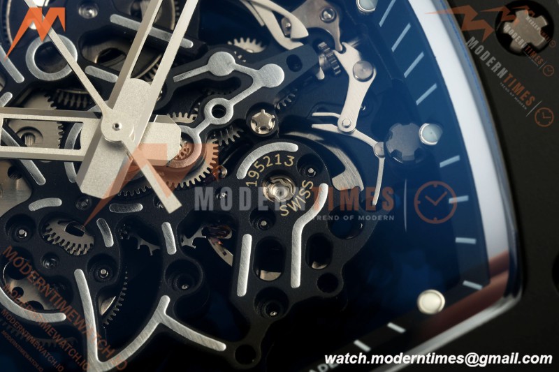 Richard Mille - RM055 Bubba Watson Asia Edition Black CER/RU Blk/Silv Rehaut Skeleton APSF RMUL2