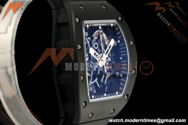 Richard Mille - RM055 Bubba Watson Asia Edition Black CER/RU Blk/Silv Rehaut Skeleton APSF RMUL2