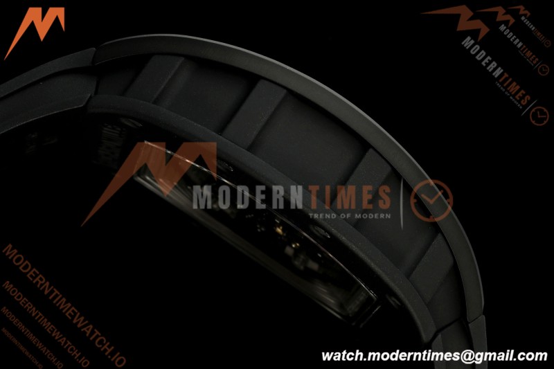 Richard Mille - RM055 Bubba Watson Asia Edition Black CER/RU Blk/Silv Rehaut Skeleton APSF RMUL2