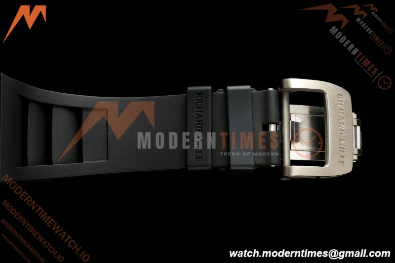 Richard Mille - RM055 Bubba Watson Asia Edition Black CER/RU Blk/Silv Rehaut Skeleton APSF RMUL2