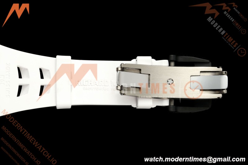 Richard Mille - RM055 Bubba Watson JPN Black NTPT/RU White Rehaut Skeleton AVF Vaucher RMUL2 Free Sprung