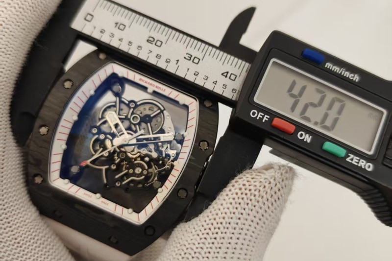 Richard Mille - RM055 Bubba Watson JPN Black NTPT/RU White Rehaut Skeleton AVF Vaucher RMUL2 Free Sprung