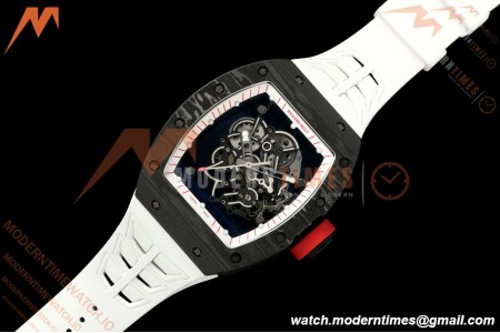Richard Mille - RM055 Bubba Watson JPN Black NTPT/RU White Rehaut Skeleton AVF Vaucher RMUL2 Free Sprung