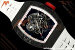 Richard Mille - RM055 Bubba Watson JPN Black NTPT/RU White Rehaut Skeleton AVF Vaucher RMUL2 Free Sprung