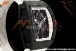 Richard Mille - RM055 Bubba Watson JPN Black NTPT/RU White Rehaut Skeleton AVF Vaucher RMUL2 Free Sprung