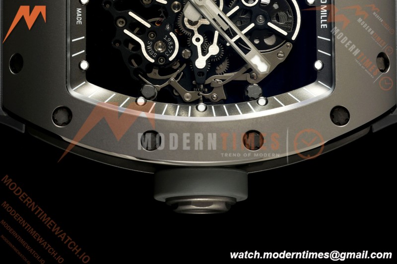 Richard Mille - RM055 Bubba Watson Boutique Grey CER/RU Black Rehaut Skeleton AVF Vaucher RMUL2 Free Sprung