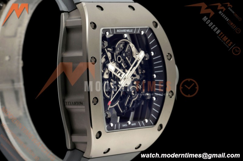Richard Mille - RM055 Bubba Watson Boutique Grey CER/RU Black Rehaut Skeleton AVF Vaucher RMUL2 Free Sprung
