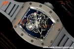 Richard Mille - RM055 Bubba Watson Boutique Grey CER/RU Black Rehaut Skeleton AVF Vaucher RMUL2 Free Sprung