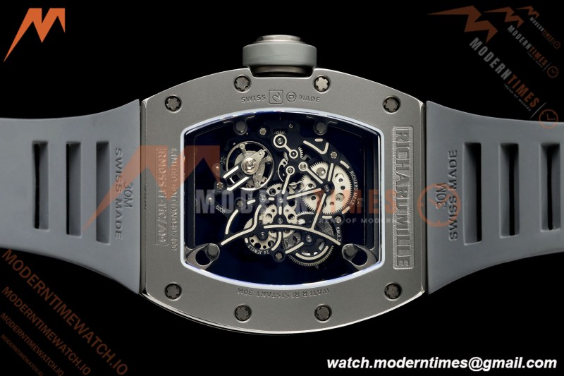 Richard Mille - RM055 Bubba Watson Boutique Grey CER/RU Black Rehaut Skeleton AVF Vaucher RMUL2 Free Sprung