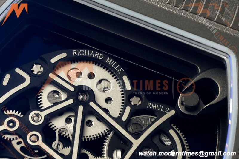 Richard Mille - RM055 Bubba Watson Boutique Grey CER/RU Black Rehaut Skeleton AVF Vaucher RMUL2 Free Sprung