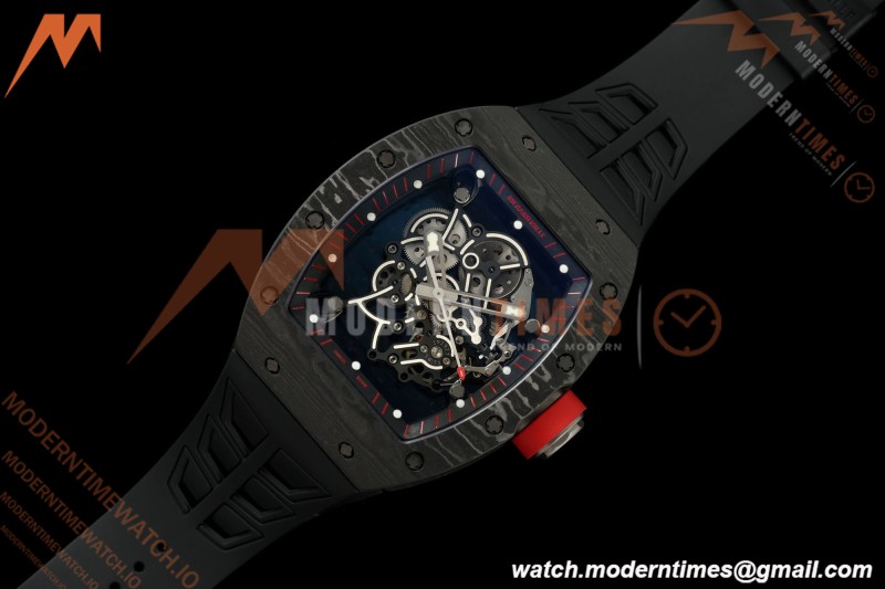 Richard Mille - RM055 Bubba Watson Dark Legend Black NTPT/RU Black Rehaut Skeleton AVF Vaucher RMUL2 Free Sprung