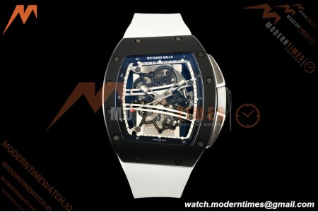 Richard Mille - RM061 Yohan Blake Black Ceramic Blk/Wht Rehaut Skeleton AVF Vaucher RMUL2 Free Sprung