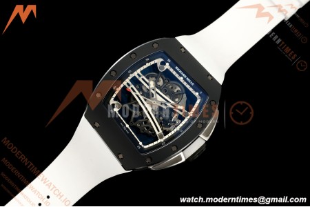 Richard Mille - RM061 Yohan Blake Black Ceramic Blk/Wht Rehaut Skeleton AVF Vaucher RMUL2 Free Sprung