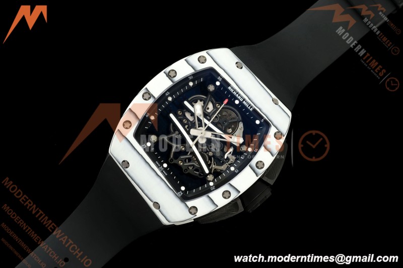 Richard Mille - RM061 Yohan Blake Unlitmate White NTPT Black Rehaut Skeleton AVF Vaucher RMUL2 Free Sprung
