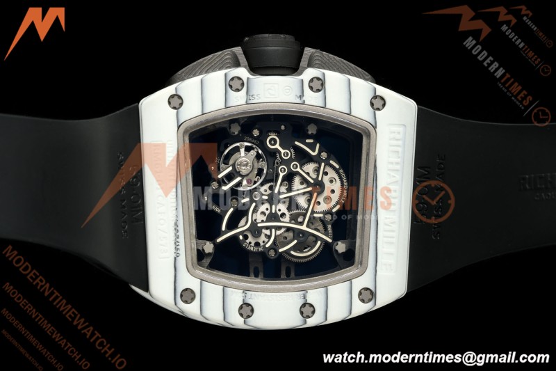 Richard Mille - RM061 Yohan Blake Unlitmate White NTPT Black Rehaut Skeleton AVF Vaucher RMUL2 Free Sprung