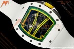 Richard Mille - RM061 Asian Limited Edition White Ceramic Wht/Grn/Yelw Skeleton UMI Free Sprung Titanium RMUL2