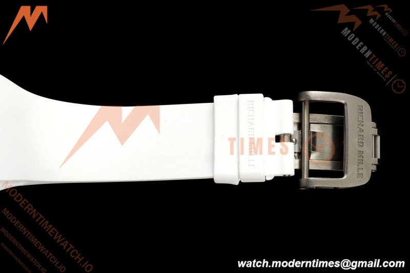 Richard Mille - RM061 Asian Limited Edition White Ceramic Wht/Grn/Yelw Skeleton UMI Free Sprung Titanium RMUL2
