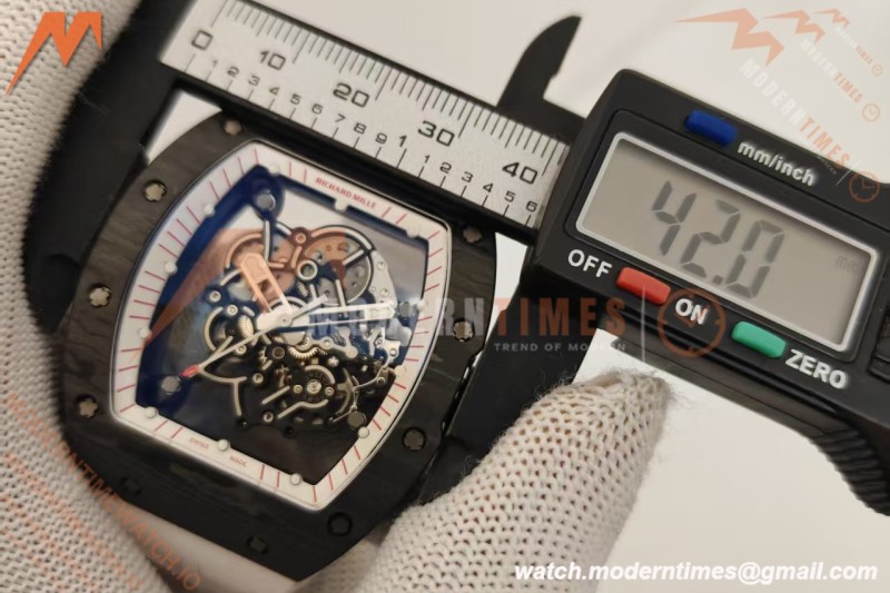 Richard Mille - RM055 Bubba Watson Boutique Grey CER/RU Black Rehaut Skeleton UMI RMUL2 Free Sprung