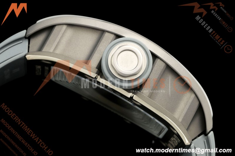Richard Mille - RM055 Bubba Watson Boutique Grey CER/RU Black Rehaut Skeleton UMI RMUL2 Free Sprung