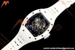 Richard Mille - RM055 Bubba Watson White CER/RU Black Rehaut Skeleton UMI RMUL2 Free Sprung