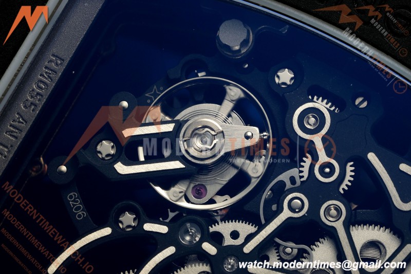 Richard Mille - RM055 Bubba Watson Asia Edition Black CER/RU BLK/RG Rehaut Skeleton UMI RMUL2 Free Sprung