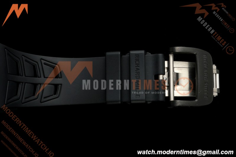 Richard Mille - RM055 Bubba Watson Asia Edition Black CER/RU Silver Rehaut Skeleton UMI RMUL2 Free Sprung