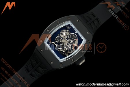 Richard Mille - RM055 Bubba Watson Asia Edition Black CER/RU Silver Rehaut Skeleton UMI RMUL2 Free Sprung