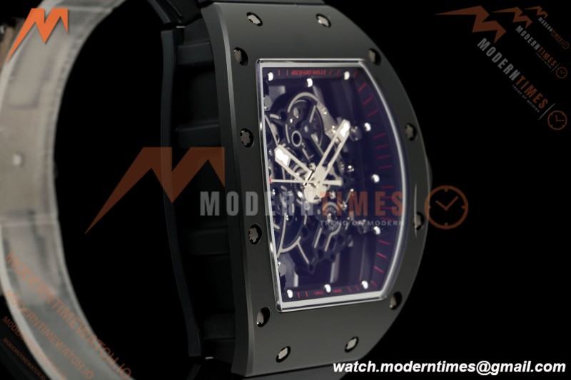 Richard Mille - RM055 Bubba Watson Asia Edition Black CER/RU Black Rehaut Skeleton UMI RMUL2 Free Sprung