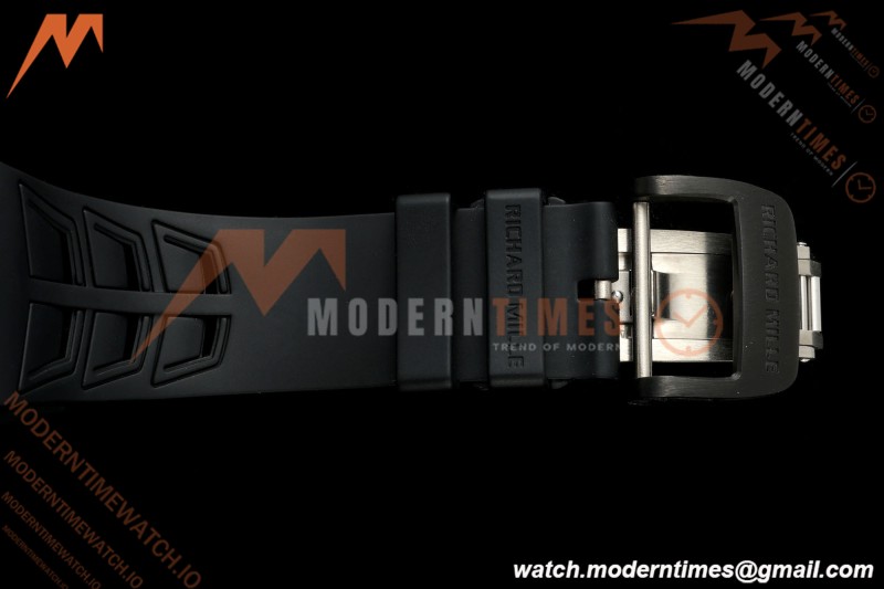 Richard Mille - RM055 Bubba Watson Asia Edition Black CER/RU White Rehaut Skeleton UMI RMUL2 Free Sprung