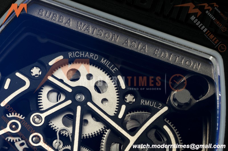 Richard Mille - RM055 Bubba Watson Americas Edition Black CER/RU Red Rehaut Skeleton UMI RMUL2 Free Sprung